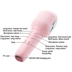 Avis Yonis Microphone Bluetooth Sans Fil Pour Karaoké