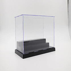 Vitrine Transparente Avec Base Noire Pour Les Figures