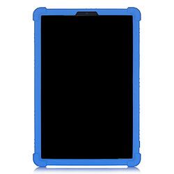 Coque en silicone Souple avec béquille bleu pour votre Samsung Galaxy Tab S5e SM-T720