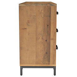 Acheter vidaXL Buffet Marron 110x35x70 cm Bois de pin massif