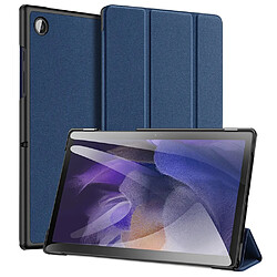 Etui en PU + TPU DUX DUCIS antichoc, fonction d'éveil/veille automatique bleu pour votre Samsung Tab A8 2021