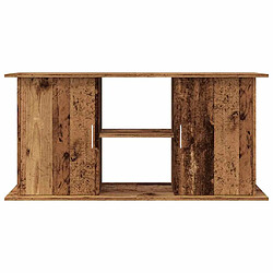 Avis vidaXL Support pour aquarium vieux bois 121x41x58 cm bois d'ingénierie