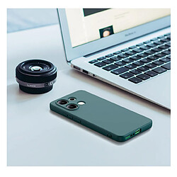 Avis Htdmobiles Coque pour Xiaomi Redmi Note 13 4G - housse etui silicone gel fine + verre trempe - VERT