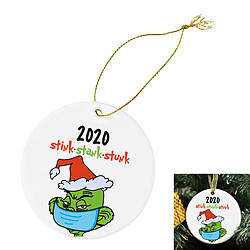 Personnalisez Le Pendentif De Noël Grinch à La Main Décor Drôle De Fournitures De Fête Style 2