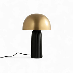 Avis Rendez Vous Deco Lampe Joy en métal noir et doré