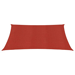 ComfortXL Voile D'ombrage 160 G/m² Rouge 3,6x3,6 M Pehd