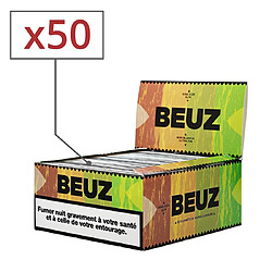 Feuilles slim Beuz brown par 50