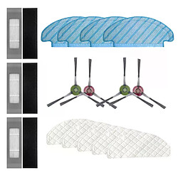 Filtre à brosse latérale AD, chiffon de vadrouille pour Ecovacs Deebot OZMO T8, pièces d'aspirateur, éponge jetable