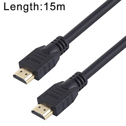 Wewoo Cable HDMI Câble Full HD ultra-rapide 4K x 2K 28AWG HDMI avec Ethernet audio / vidéo numérique avancé TV connectée à l'ordinateur, version cuivre étamée 19 +1, longueur: 15 m