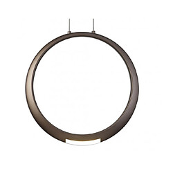 Acheter Luminaire Center Suspension LED intégré Ring Bronze 1 ampoule 35cm