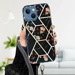 Avis Avizar Coque Apple iPhone 13 Mini Motif géométrique avec Cordon Amovible noir