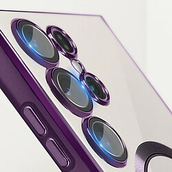 Acheter Avizar Coque MagSafe pour Samsung S23 Ultra protection caméra Transparent / Violet