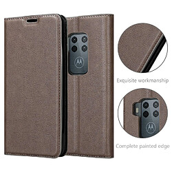 Cadorabo Coque Motorola ONE PRO / ONE ZOOM Etui en Brun pas cher