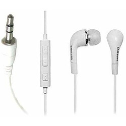 Appbot Link Véritable Original Samsung Blanc EHS64AVFWE Écouteurs intra-auriculaires Kit pieton (Bulk))