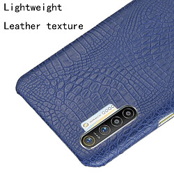 Acheter Wewoo Coque Rigide Pour les cas de choc PC + PU Crocodile antichoc OPPO Realme XT / X2 / K5 Bleu