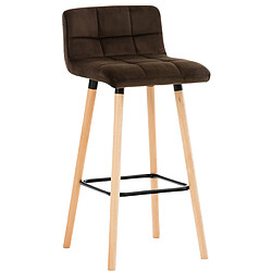 Non Tabouret de bar en velours Lincoln