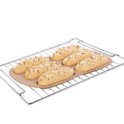 Avis Tescoma Moule petits pains silicone 6 empreintes 14 x 5,5 cm