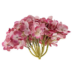 Avis hortensia artificiel fleur de soie arrangements floraux rose foncé