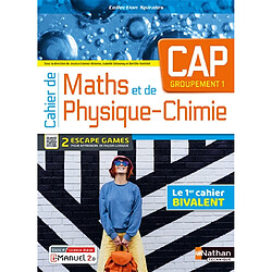 Cahier de maths et de physique-chimie CAP, groupement 1