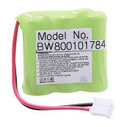 Vhbw batterie NI-MH 300mAh 3.6V adaptée pour V-Tech 9117, 9123, 9126, 9127, 9162 Remplace 37AAAM3BMJ.