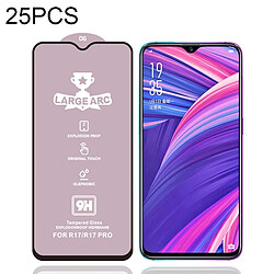 Wewoo Film de verre trempé Pour OPPO R17 Pro 25 PCS 9H HD de plein écran à haute alumine