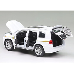 Universal 1: 32 Toyota Prado SUV Moulé sous pression Moulé en alliage Modèle Moulé sous pression Jouets Son et lumière Retour Jouets pour enfants Cadeaux de collection Livraison gratuite | Voiture jouet moulée sous pression (blanc)