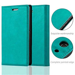 Avis Cadorabo Coque Sony Xperia Z3 COMPACT Etui en Turquoise