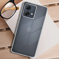 Avis Avizar Coque pour Motorola Moto G84 Silicone Souple Classic Case Transparent