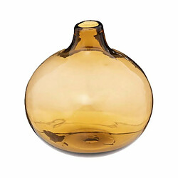 Vase Soliflore en Verre Mona 12cm Ambre