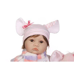 Universal Poupée bébé régénérée quai silicone souple 22/55 cm réaliste poupée jeune fille mariée.