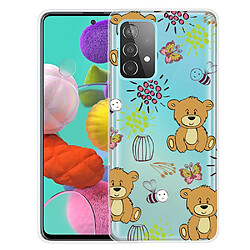 Coque en TPU anti-rayures ours pour votre Samsung Galaxy A13 4G