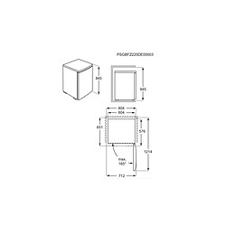 Acheter Réfrigérateur table top 146l 60.4cm - LXB1AE15W1 - ELECTROLUX