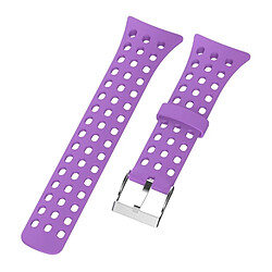 Wewoo Bracelet pour montre connectée Dragonne de remplacement mâle en silicone SUUNTO M1 / M2 / M4 / M5 violet