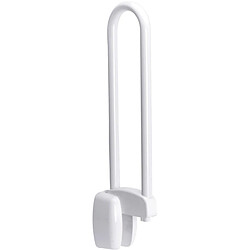 barre - d'appui relevable - longueur 60cm - epoxy - blanc - blocage horizontal et vertical - pellet 048860