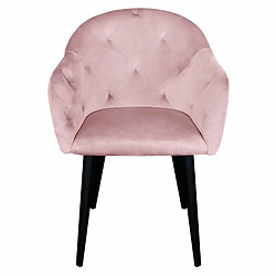 Paris Prix Fauteuil Design en Velours Glany 81cm Rose