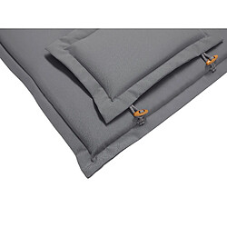 Beliani Lot de 2 coussins en tissu gris graphite pour chaises de jardin MAUI pas cher