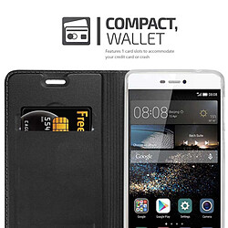 Cadorabo Coque Huawei P8 Etui en Noir pas cher