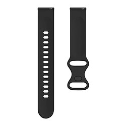 Avizar Bracelet pour Samsung Galaxy Watch Active 2 40mm Silicone Lisse Noir