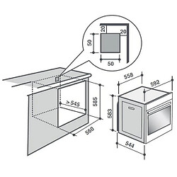 Avis Four intégrable multifonction 73l 60cm a+ pyrolyse inox - sop6214lx - SAUTER