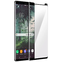 Avizar Film Samsung Galaxy Note 8 Verre Trempé Biseauté Transparent au Contour Noir