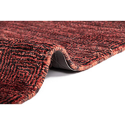 Vidal Tapis de laine 206x149 rouge Juma