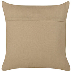 Acheter Beliani Lot de 2 coussins COLLOMIA Bouclé 45 x 45 cm Géométrique Beige