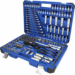 BRILLIANT TOOLS Jeu de douilles de 1/4" 3/8" 1/2" 216 pcs Acier