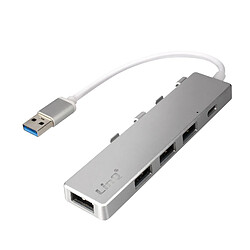 Hub USB avec 4 Ports USB Transmission Rapide 5 Gbps Format Compact LinQ