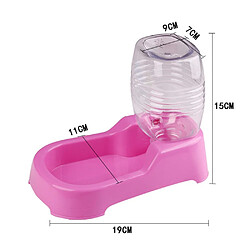 Avis Universal Irrigateur pour animaux de compagnie avec fondation pour chiens et chats arroseur automatique fontaine en plastique pour animaux de compagnie éleveur pour chiens bol de boisson fournitures pour chiens |