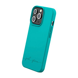 JUST GREEN Coque de Protection pour iPhone 13 Pro Natura Recyclable Bleu