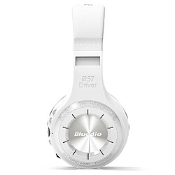 Acheter Wewoo Oreillette Bluetooth blanc pour iPhone, Samsung, , Xiaomi, HTC et autres Smartphones, Tous les Périphériques Audio Carte Radio FM, Turbine Sans Fil 4.1 Casque Stéréo avec Micro & Micro SD Fente