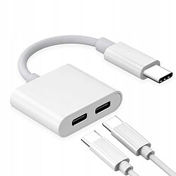 GUPBOO Adaptateur de charge audio USB-C 2 en 1 pour Google Pixel 6/ Pro,JL1588