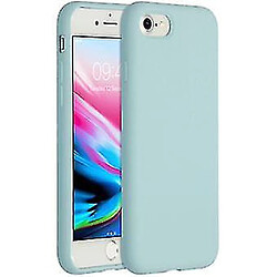 Universal Étui en silicone liquide pour iPhone SE (2020) / 8/7 - bleu clair