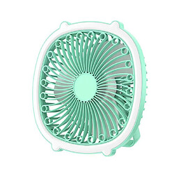 (Green) Portable Desktop Fan with light? USB Ceiling Fan